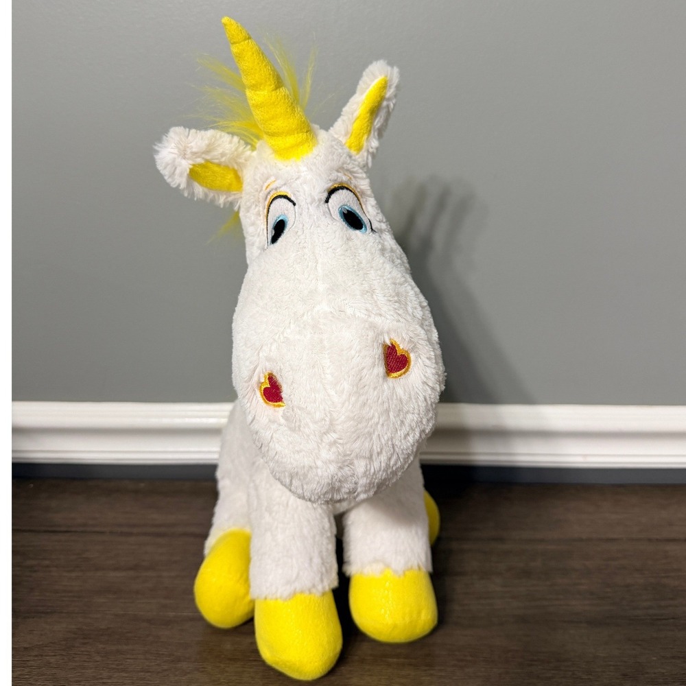 Disney Pixar Toy Story 4 Buttercup Unicorn Plush Stuffed Animal White Yellow